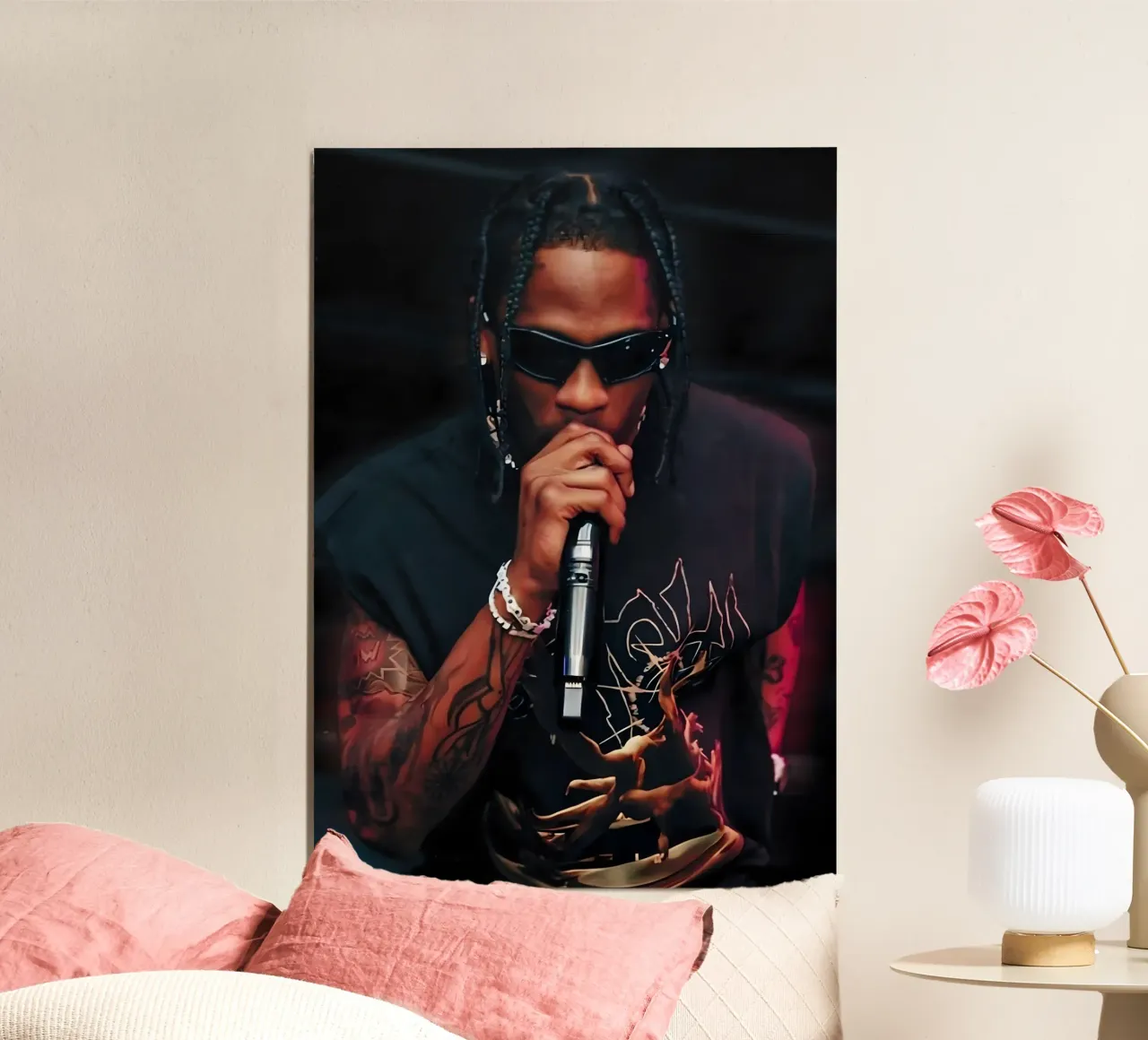 Travis Scott carta hahnemühle da The Poster Hub