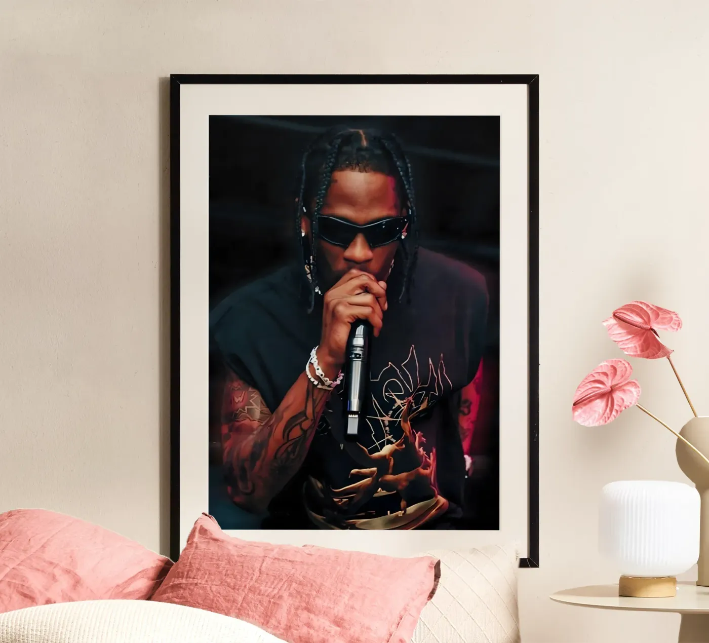 Travis Scott poster van Digital Street art