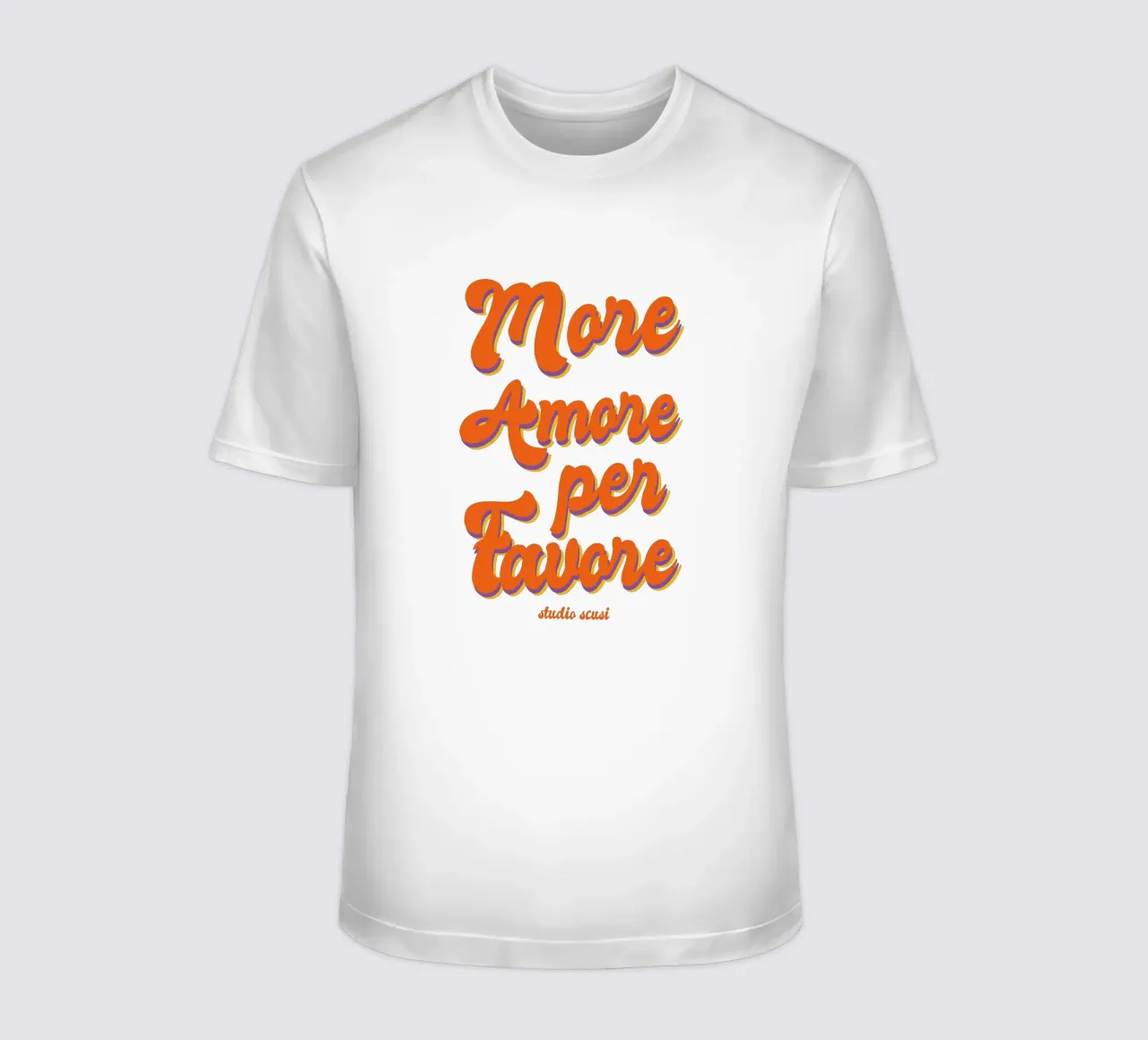 More Amore Per Favore Transparent t-shirt van studio scusi