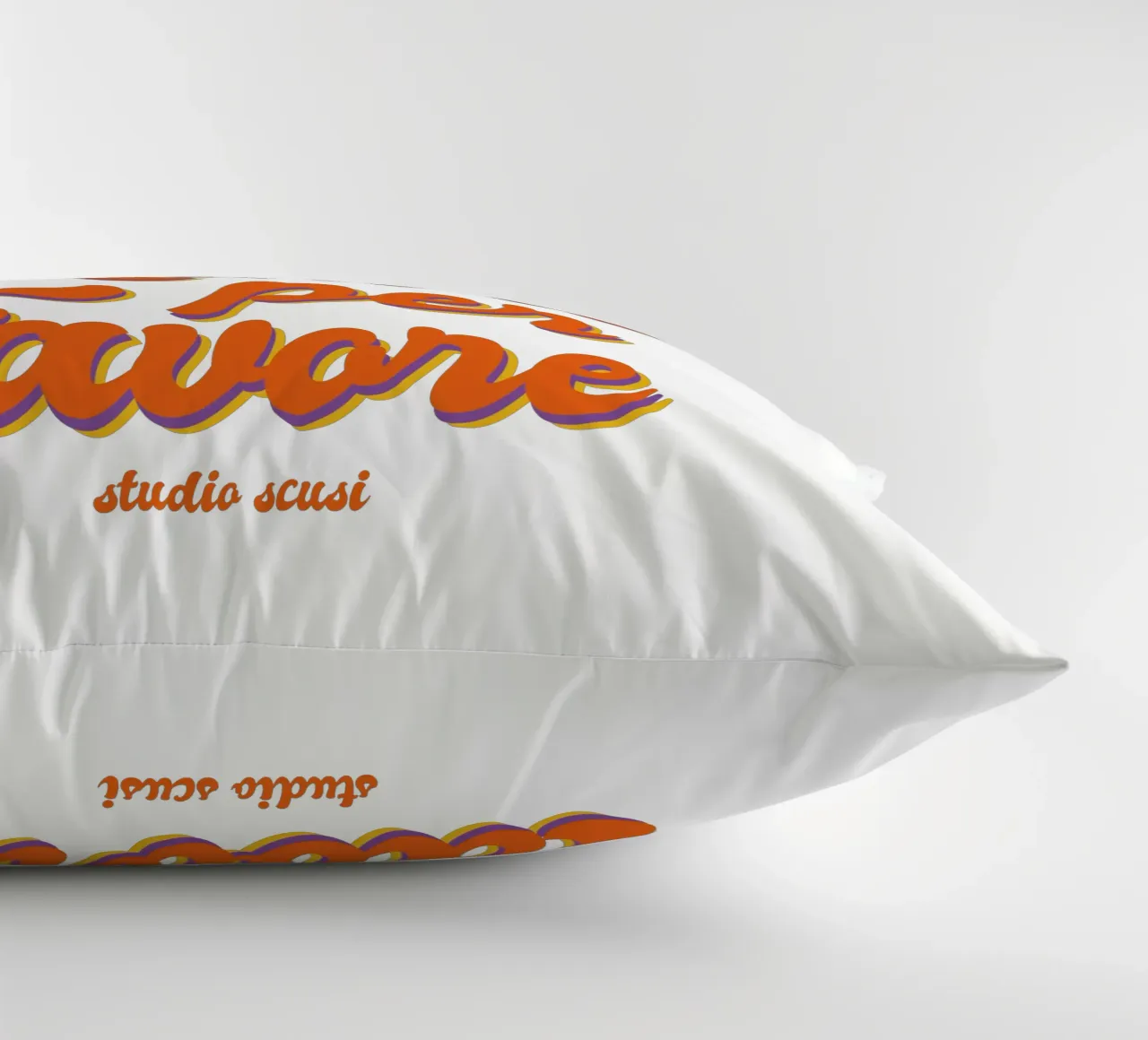 More Amore Per Favore Transparent cuscino da studio scusi