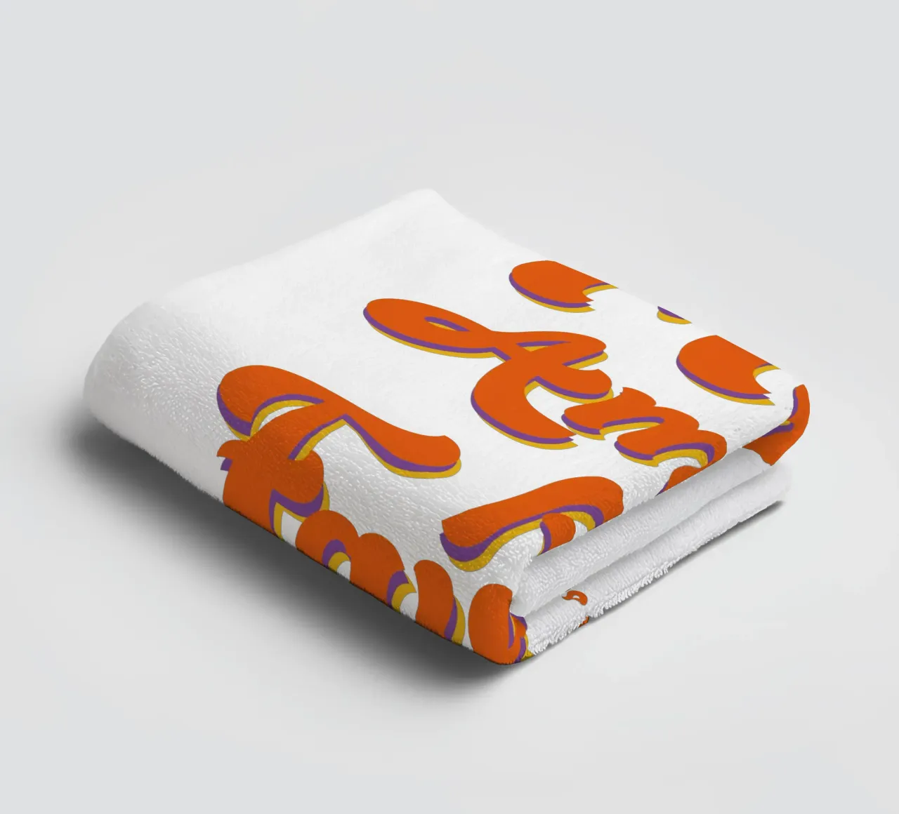 More Amore Per Favore Transparent serviette de bain de studio scusi