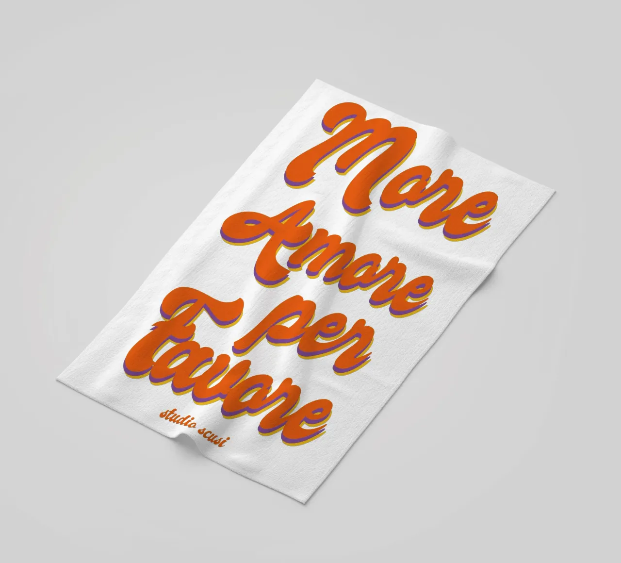 More Amore Per Favore Transparent telo mare da studio scusi