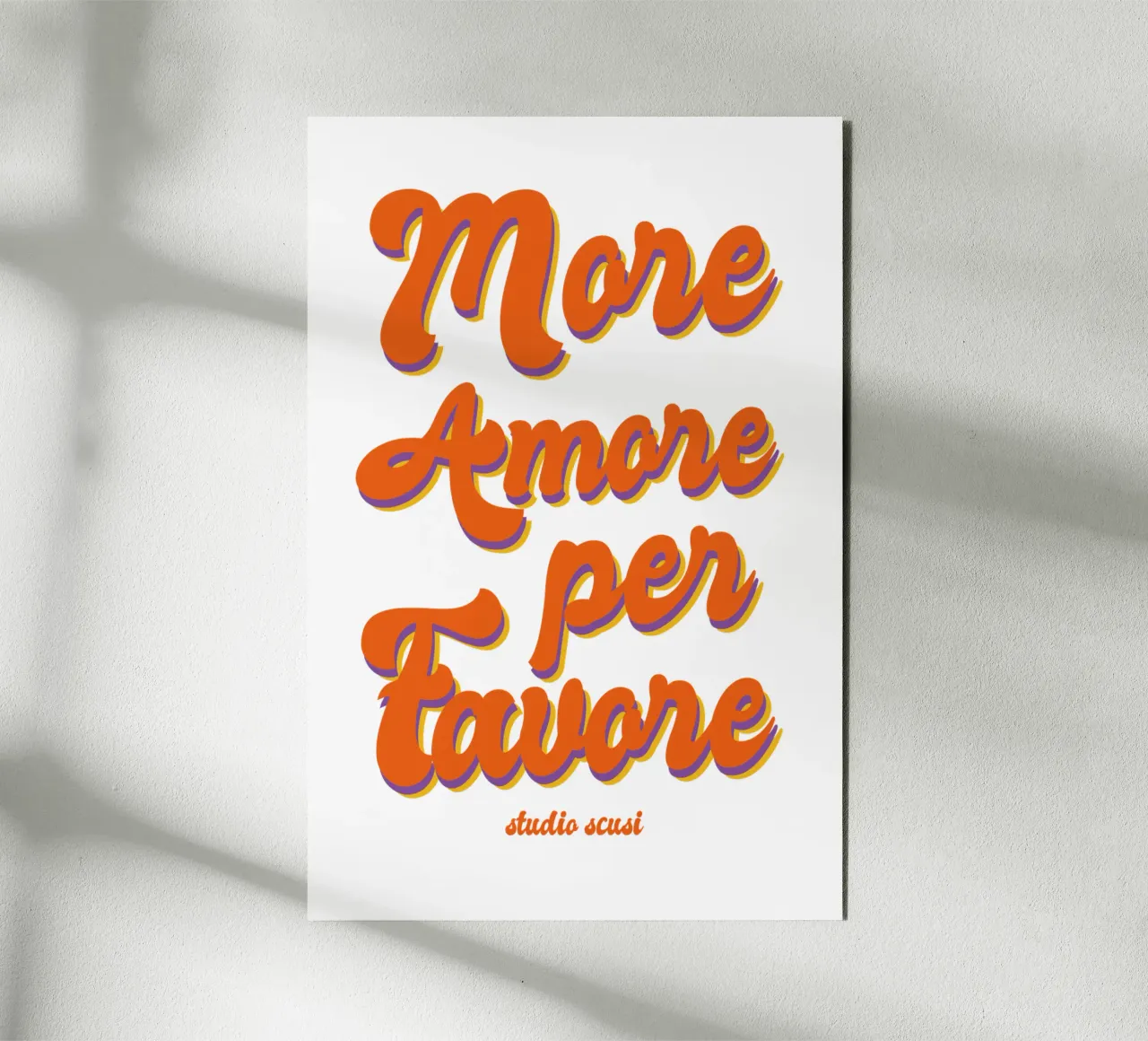 More Amore Per Favore Transparent pannello forex da studio scusi