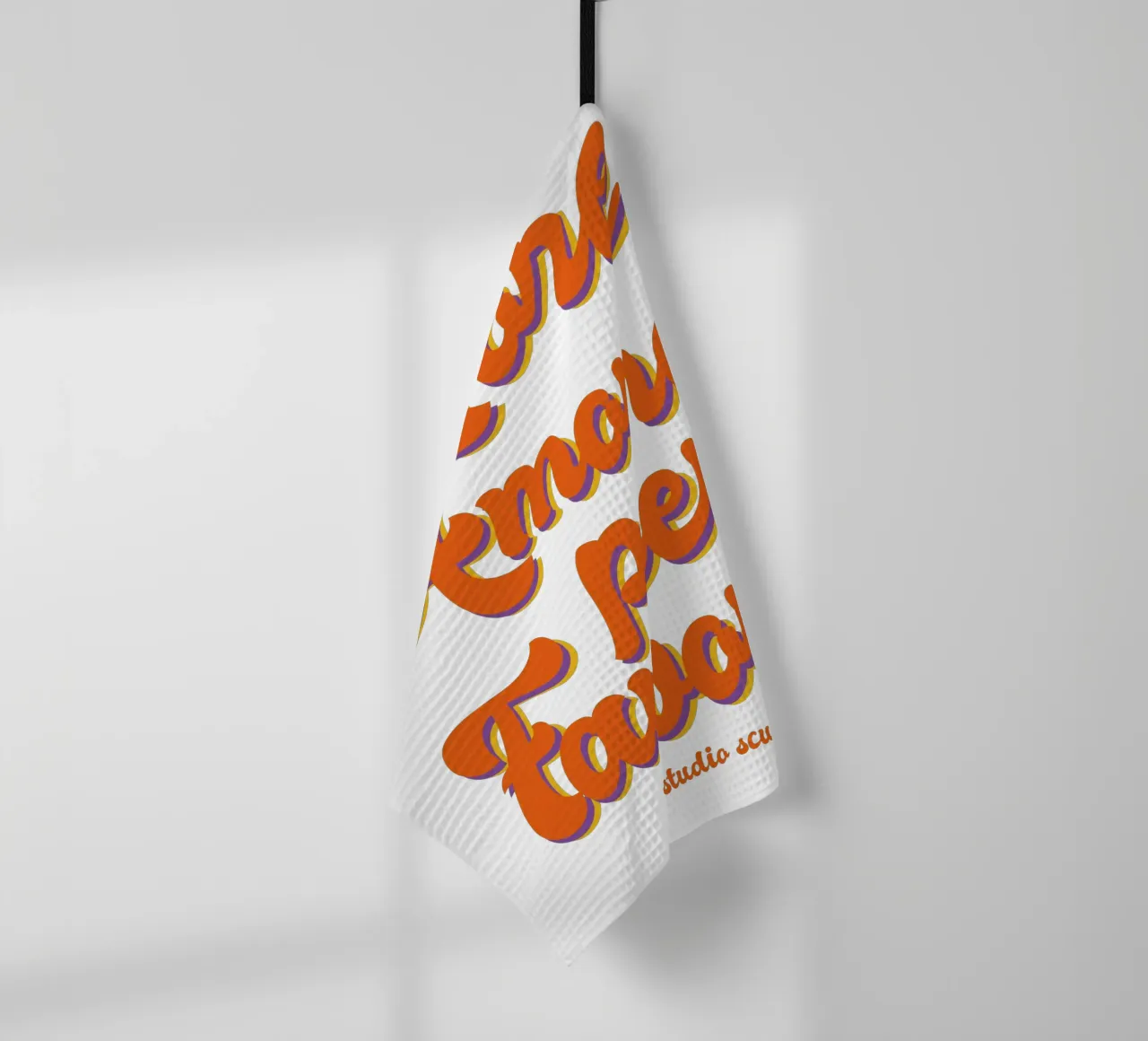 More Amore Per Favore Transparent paño de cocina de studio scusi