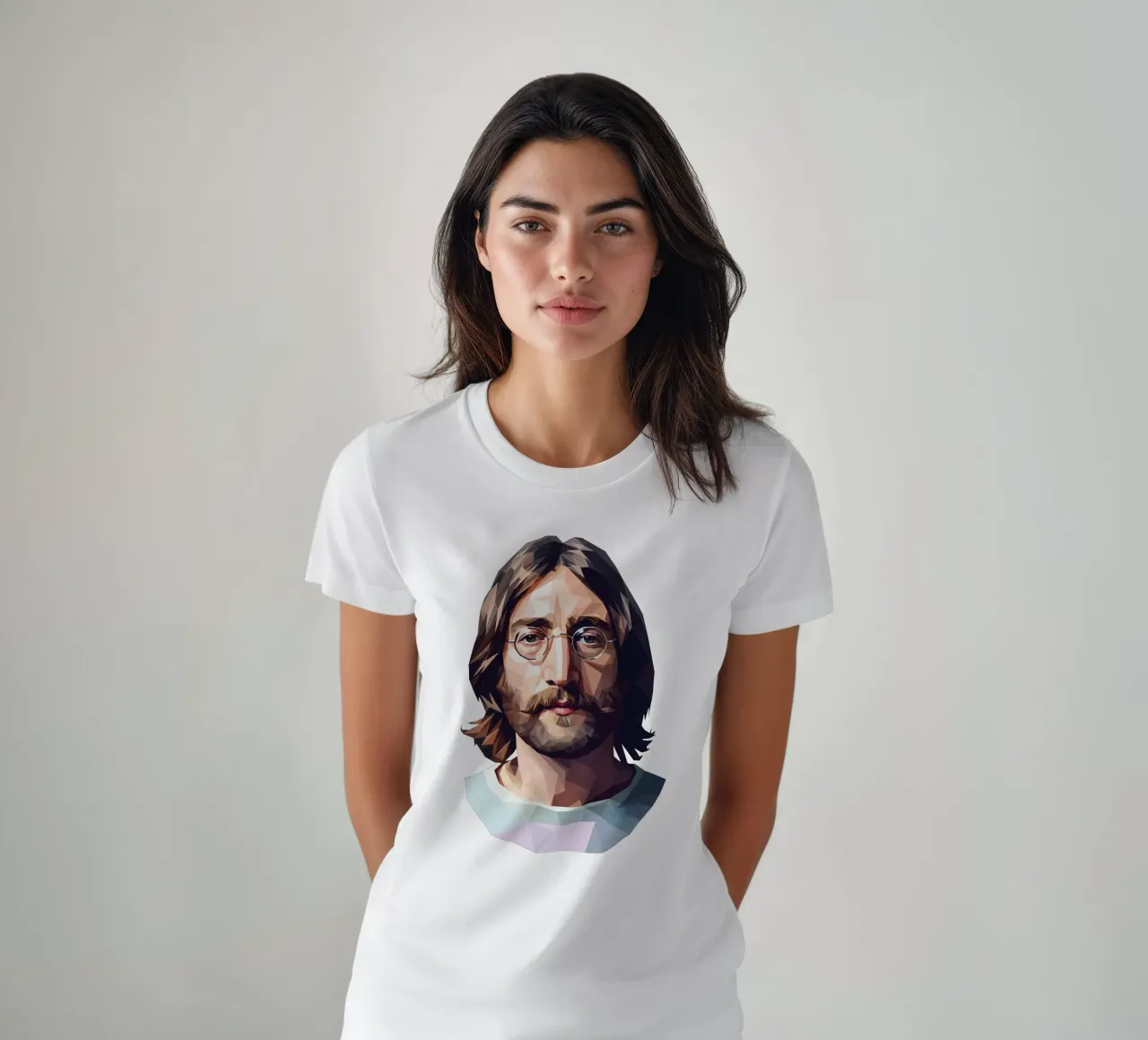 John Lennon Lowpoly t-shirt da Low Profile