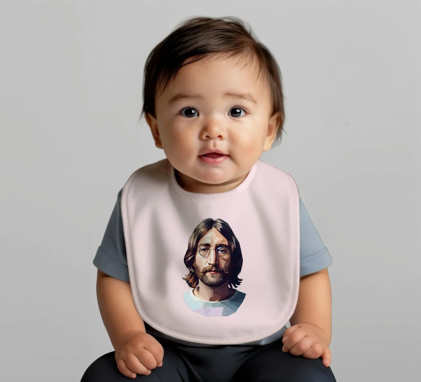 John Lennon Lowpoly bavaglino da Low Profile