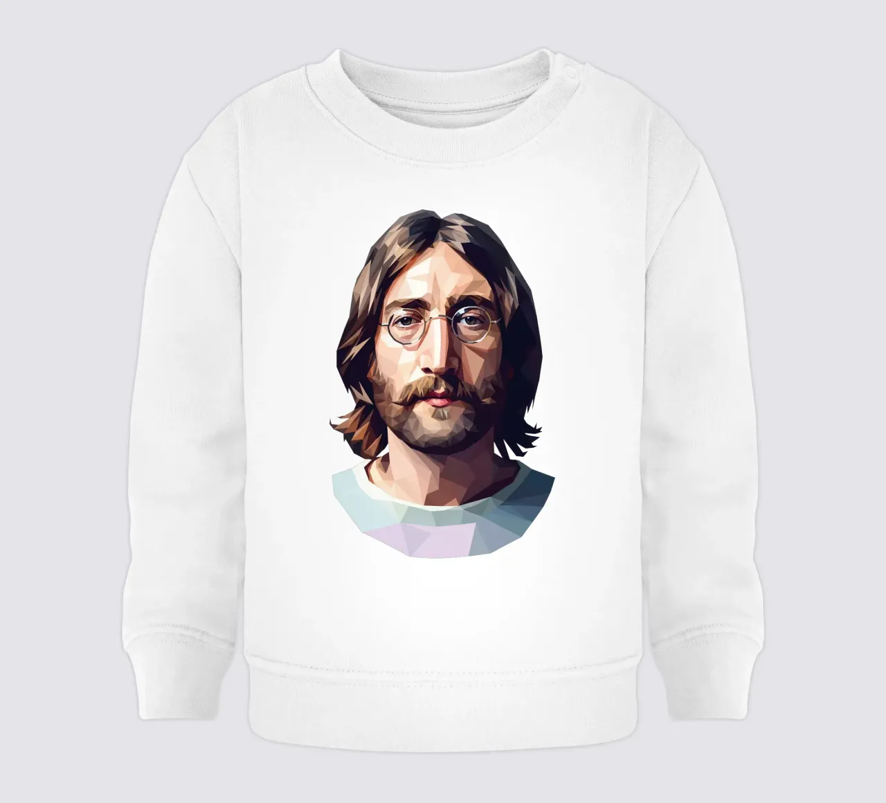 John Lennon Lowpoly felpa neonato da Low Profile