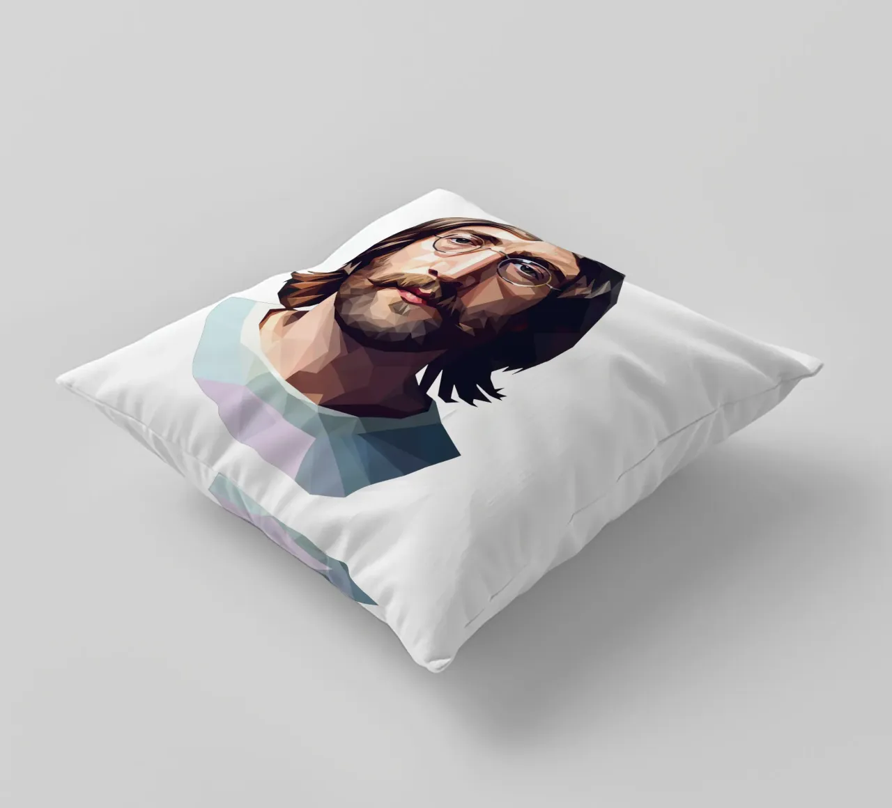 John Lennon Lowpoly cuscino da Low Profile