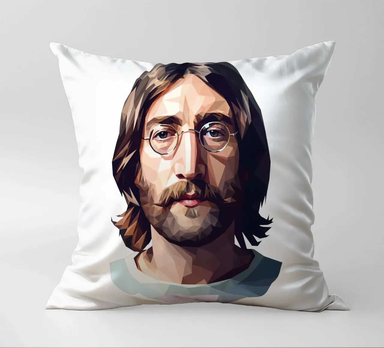 John Lennon Lowpoly cuscino da Low Profile