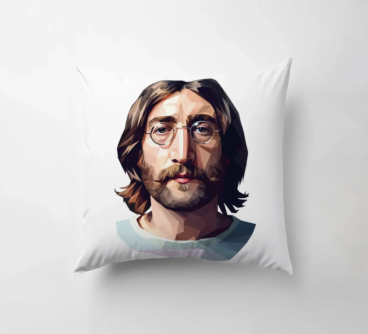 John Lennon Lowpoly cuscino da Low Profile