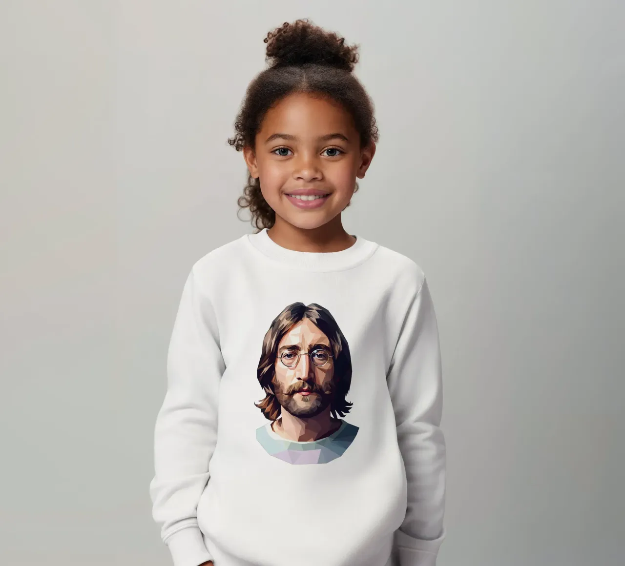 John Lennon Lowpoly felpa bambino da Low Profile