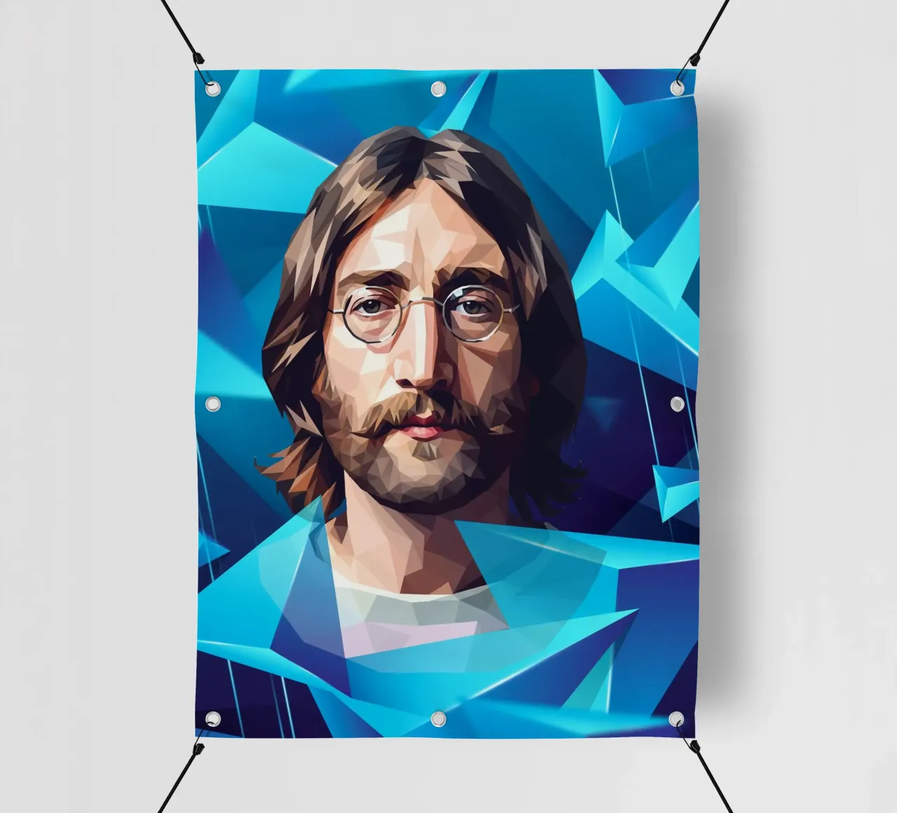John Lennon Lowpoly telo in pvc da Low Profile