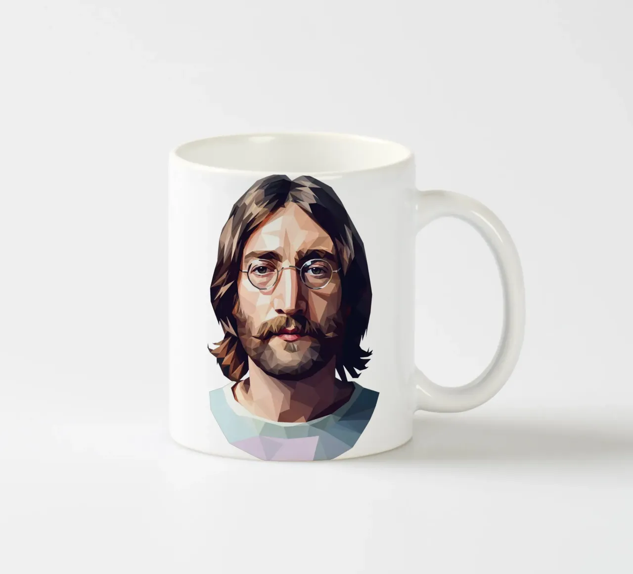 John Lennon Lowpoly tazza in ceramica da Low Profile