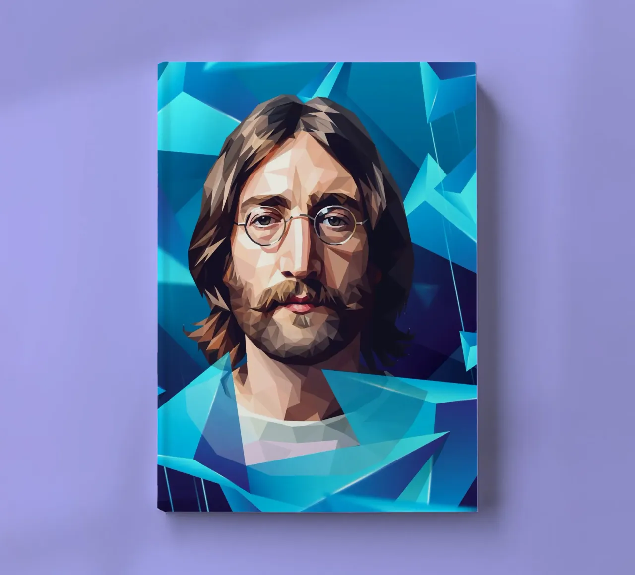 John Lennon Lowpoly notebook by Low Profile