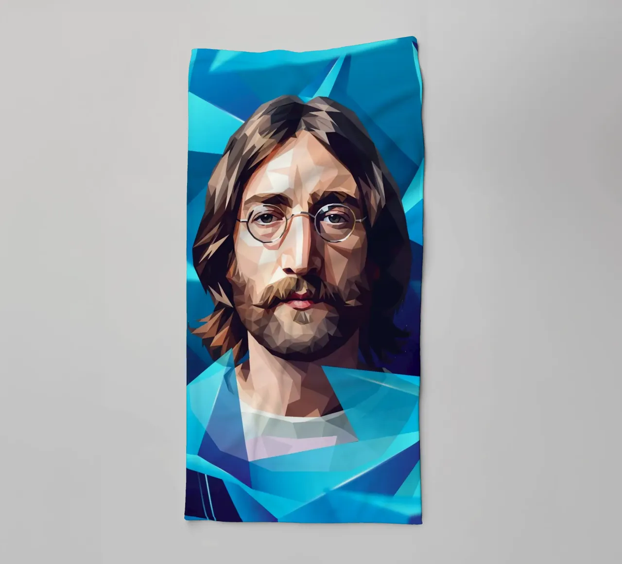 John Lennon Lowpoly asciugamano da bagno da Low Profile
