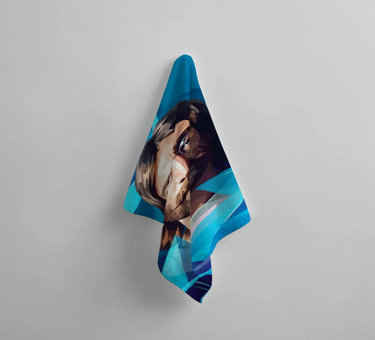 John Lennon Lowpoly asciugamano da bagno da Low Profile
