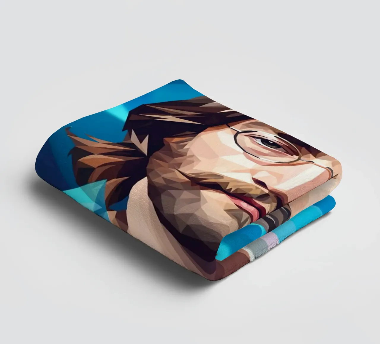 John Lennon Lowpoly asciugamano da bagno da Low Profile