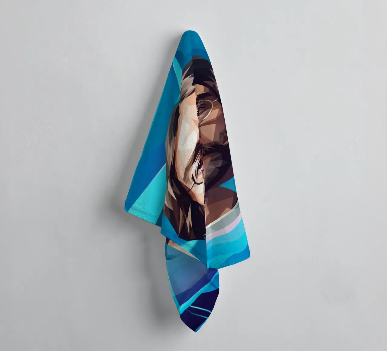 John Lennon Lowpoly asciugamano da bagno da Low Profile