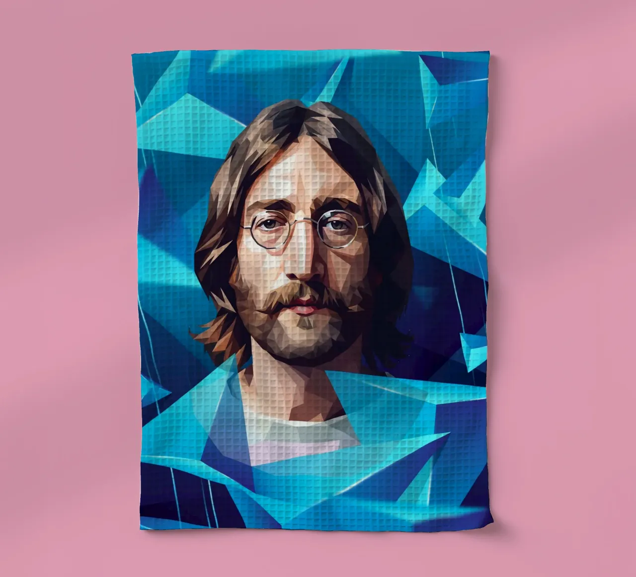 John Lennon Lowpoly canovaccio da cucina da Low Profile