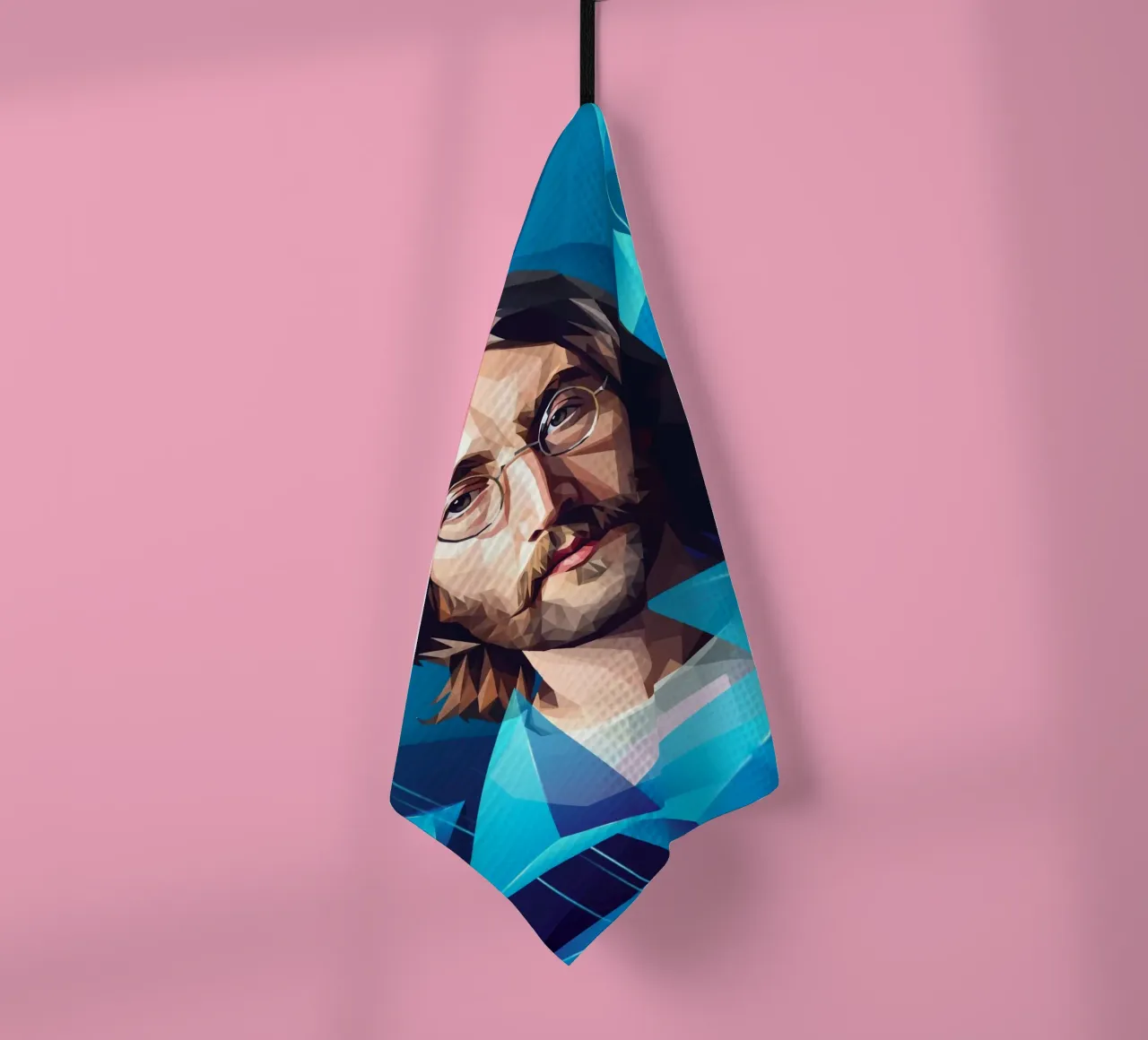 John Lennon Lowpoly canovaccio da cucina da Low Profile
