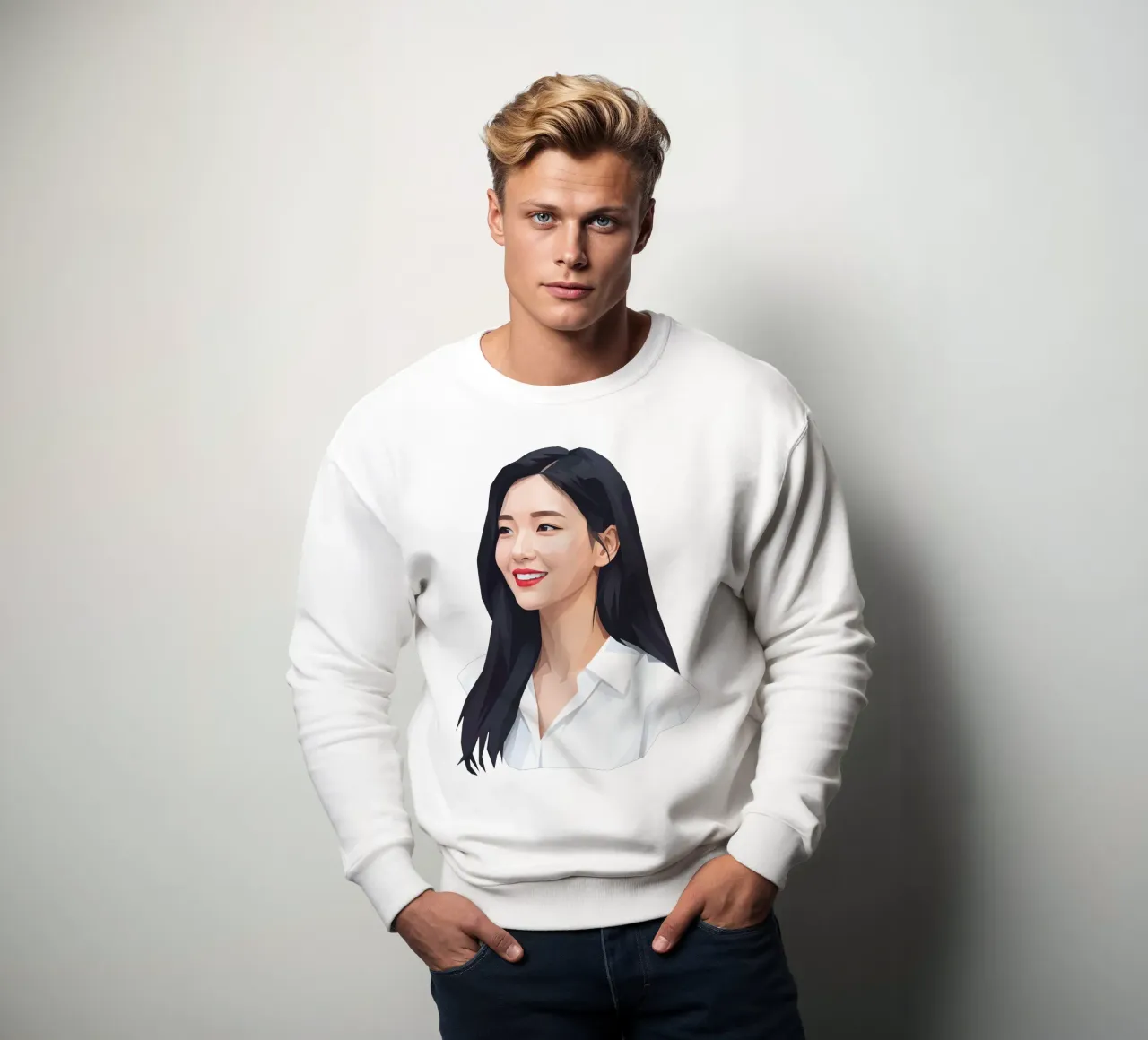 Bae Suzy Lowpoly felpa da Low Profile