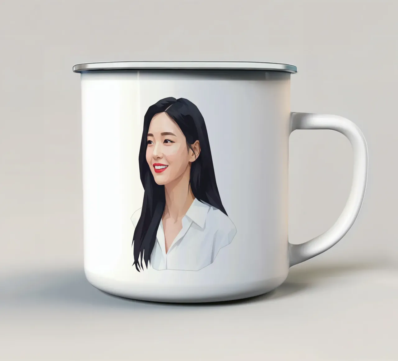 Bae Suzy Lowpoly tazza in smalto da Low Profile