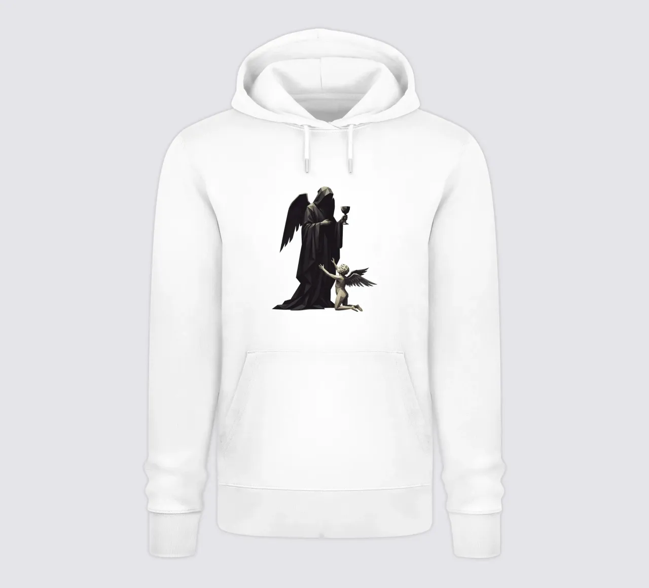L'angelo dell'ultima tazza Lowpoly felpa con cappuccio da Low Profile