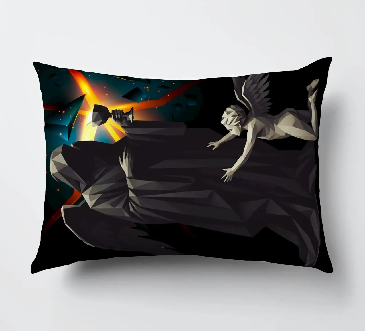 L'angelo dell'ultima tazza Lowpoly cuscino da Low Profile
