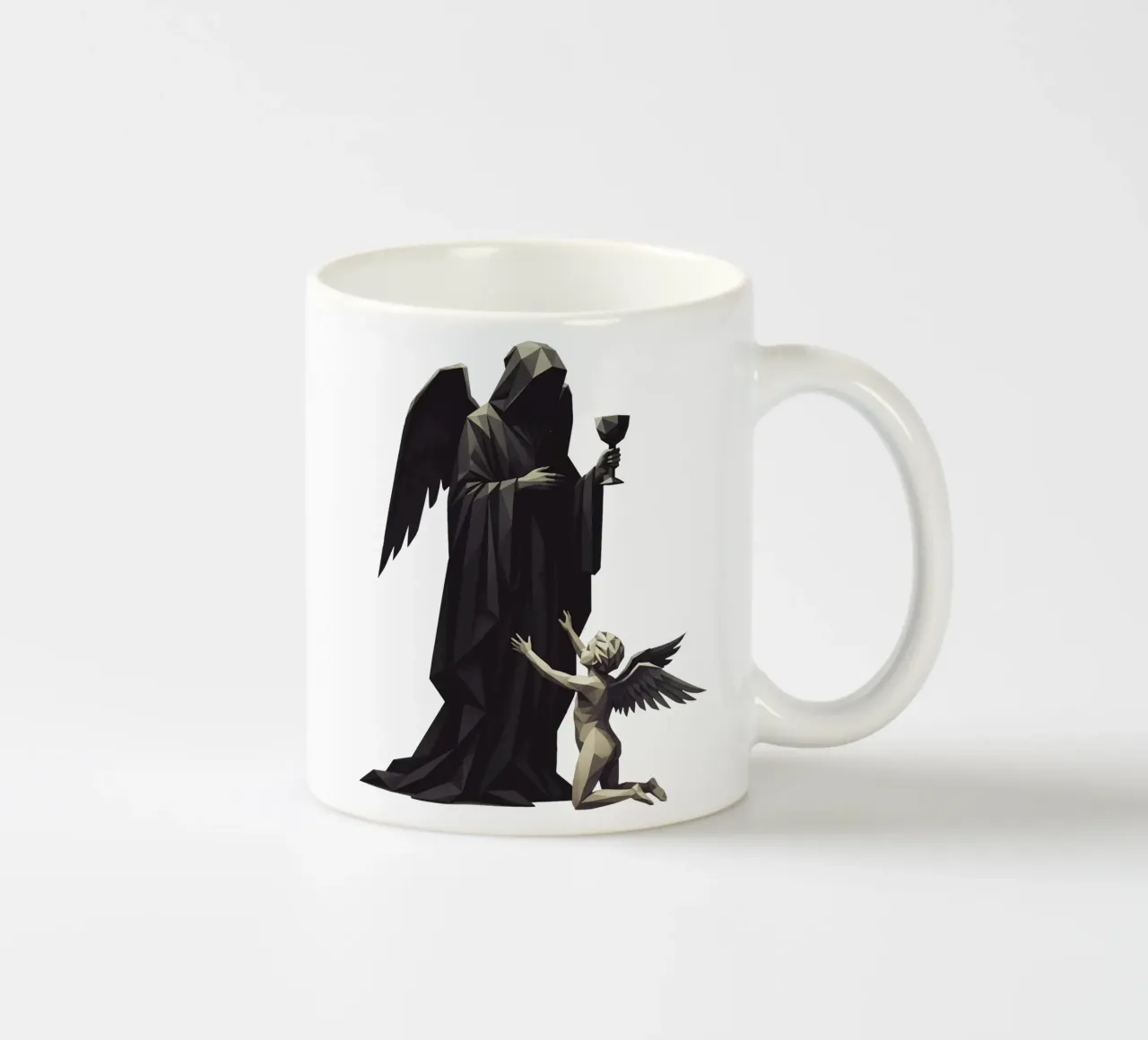 L'angelo dell'ultima tazza Lowpoly tazza in ceramica da Low Profile