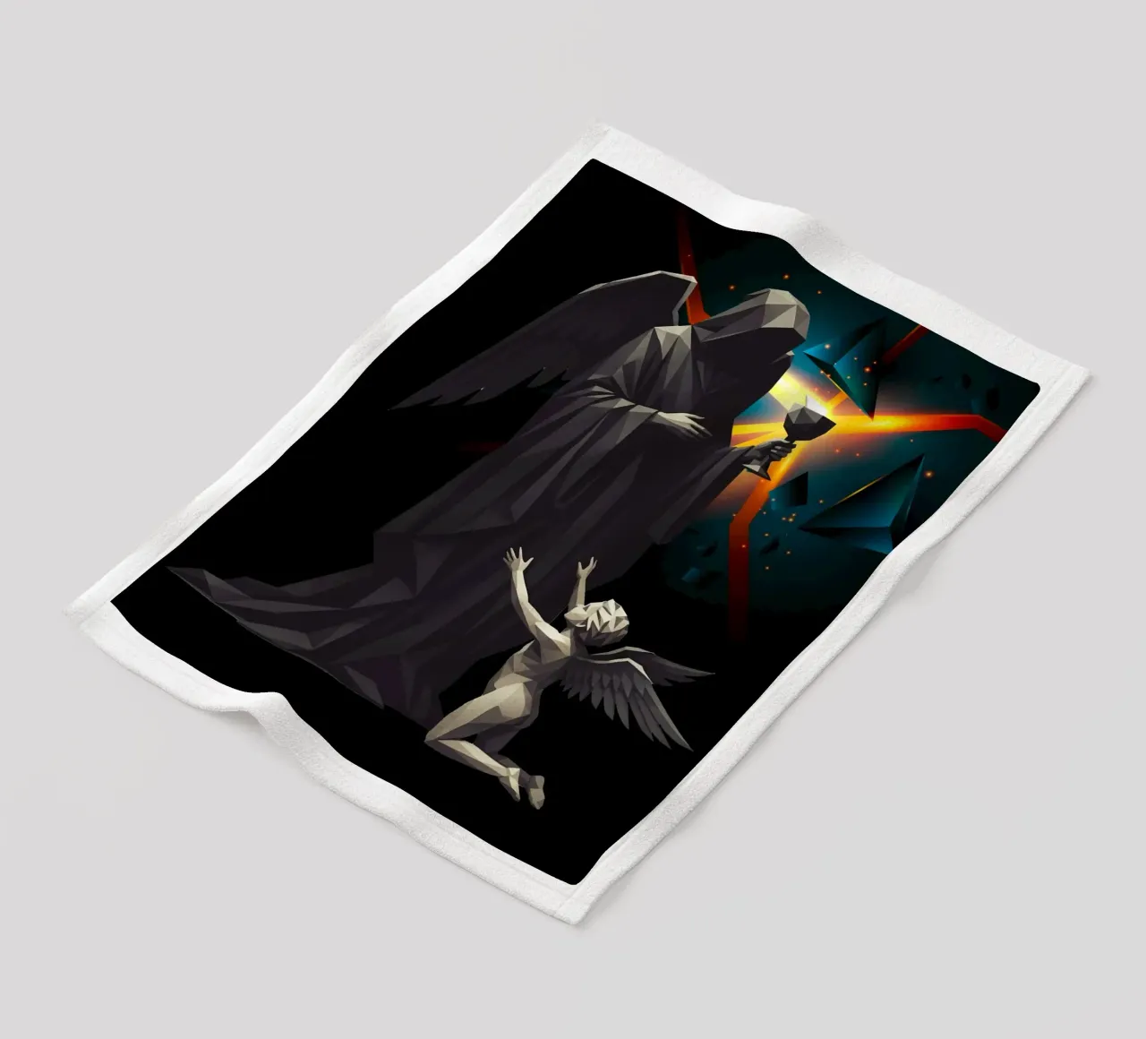 L'angelo dell'ultima tazza Lowpoly coperta in pile da Low Profile