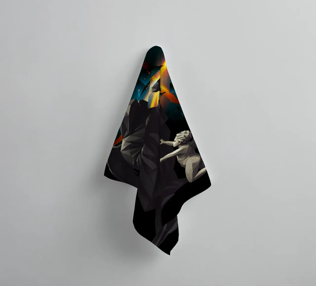 L'angelo dell'ultima tazza Lowpoly asciugamano da bagno da Low Profile