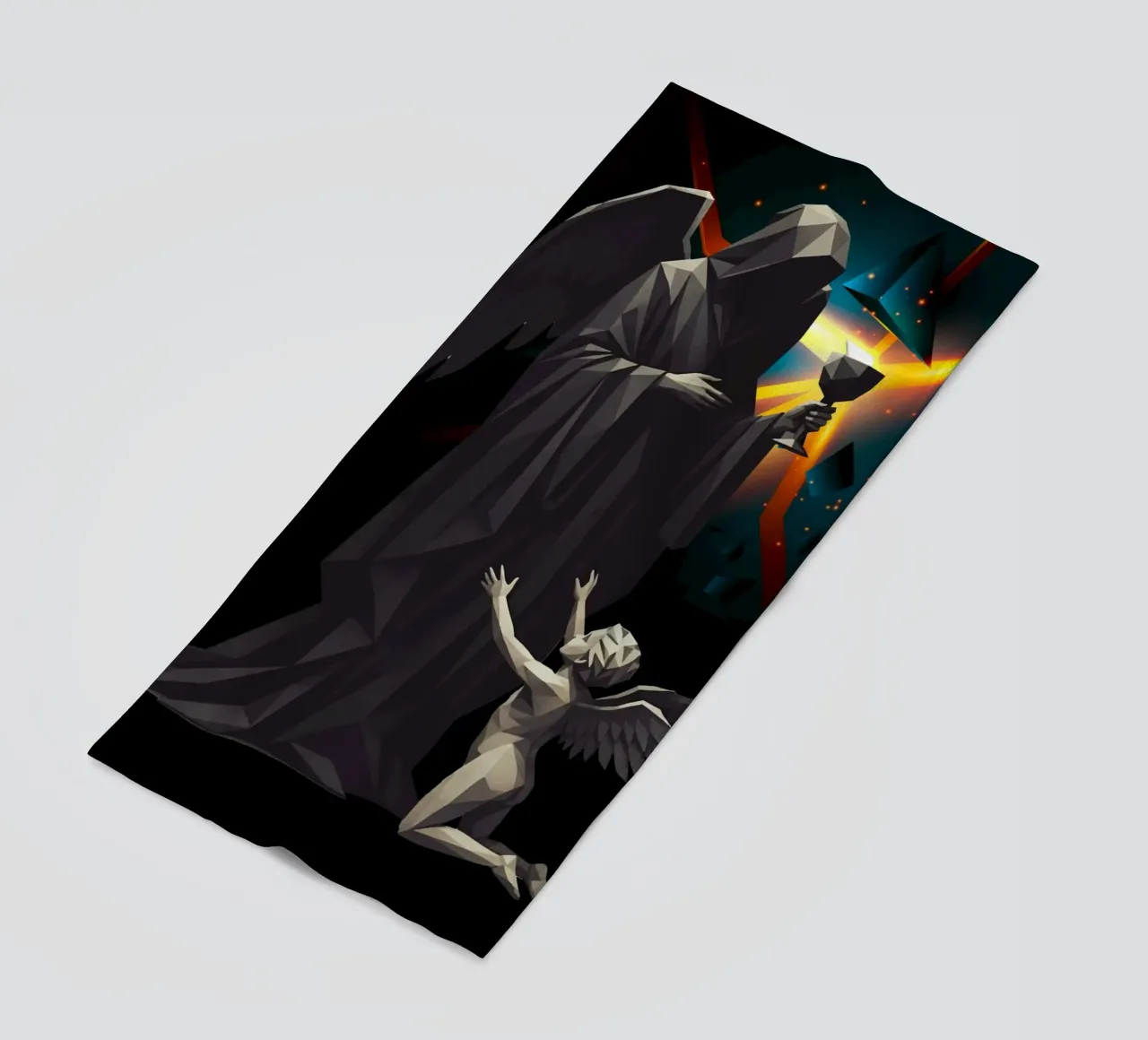 L'angelo dell'ultima tazza Lowpoly telo mare da Low Profile