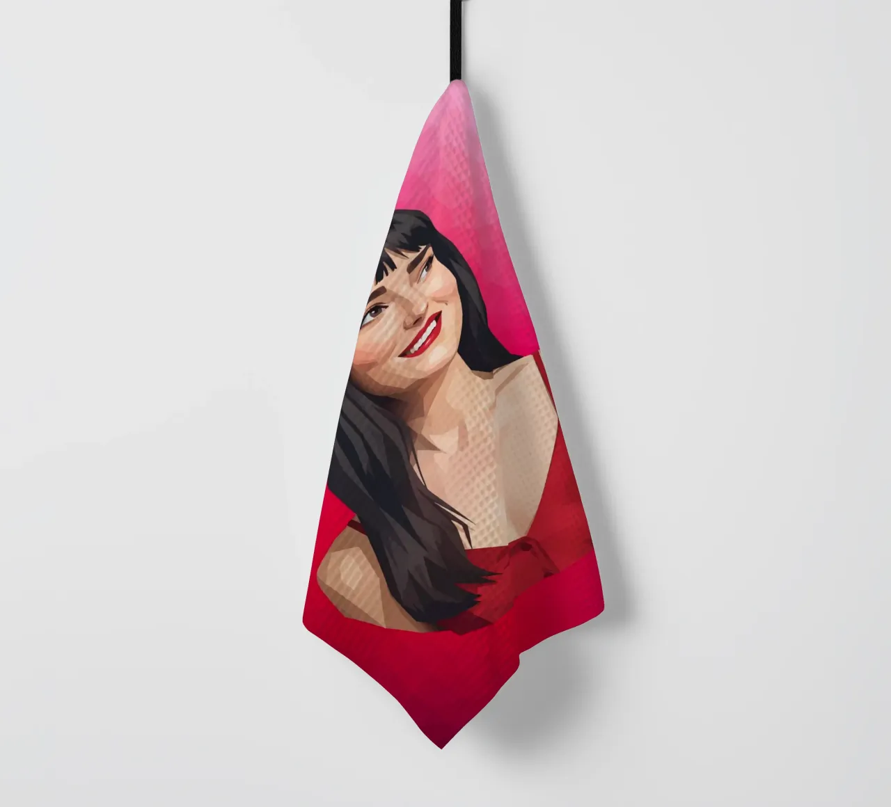 Dakota Johnson Lowpoly canovaccio da cucina da Low Profile