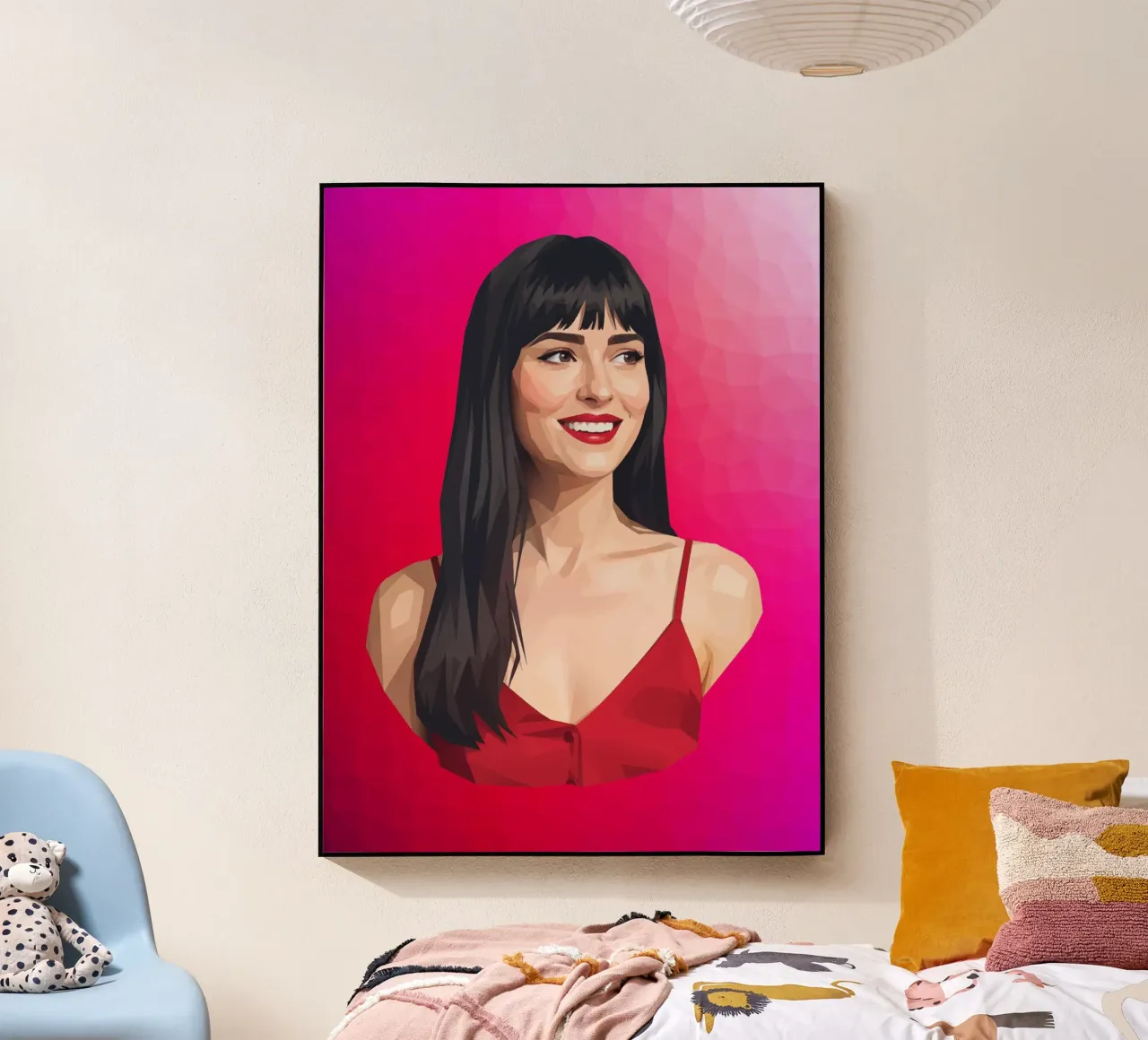 Dakota Johnson Lowpoly plexiglass da Low Profile