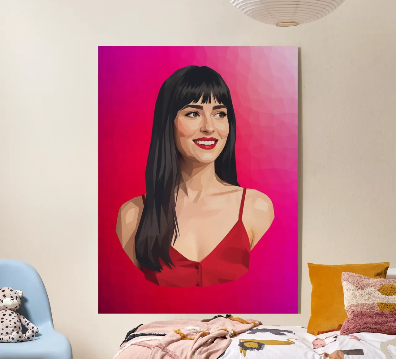 Dakota Johnson Lowpoly plexiglass da Low Profile