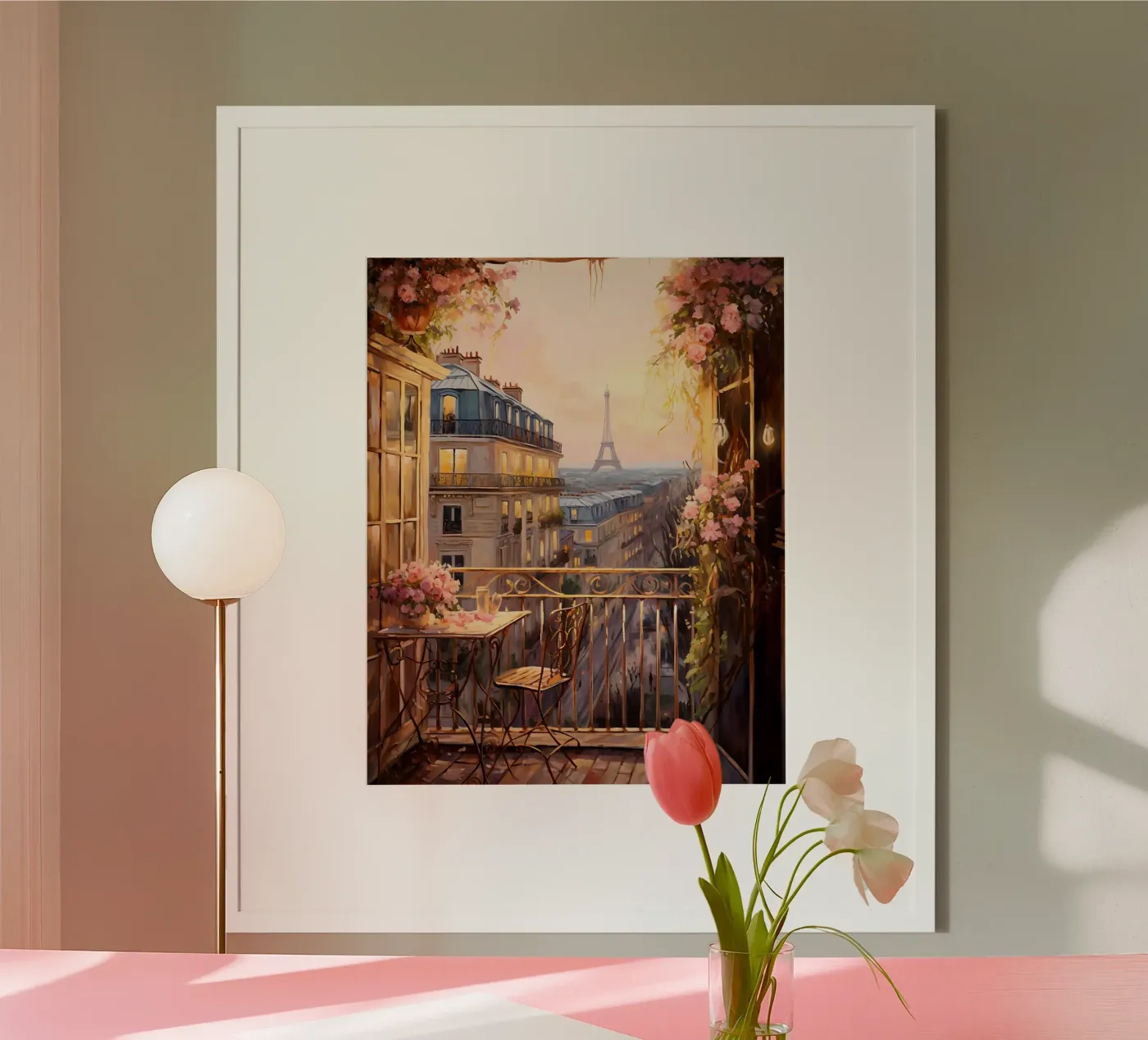 Paris Balcony poster da Artsy Bessy