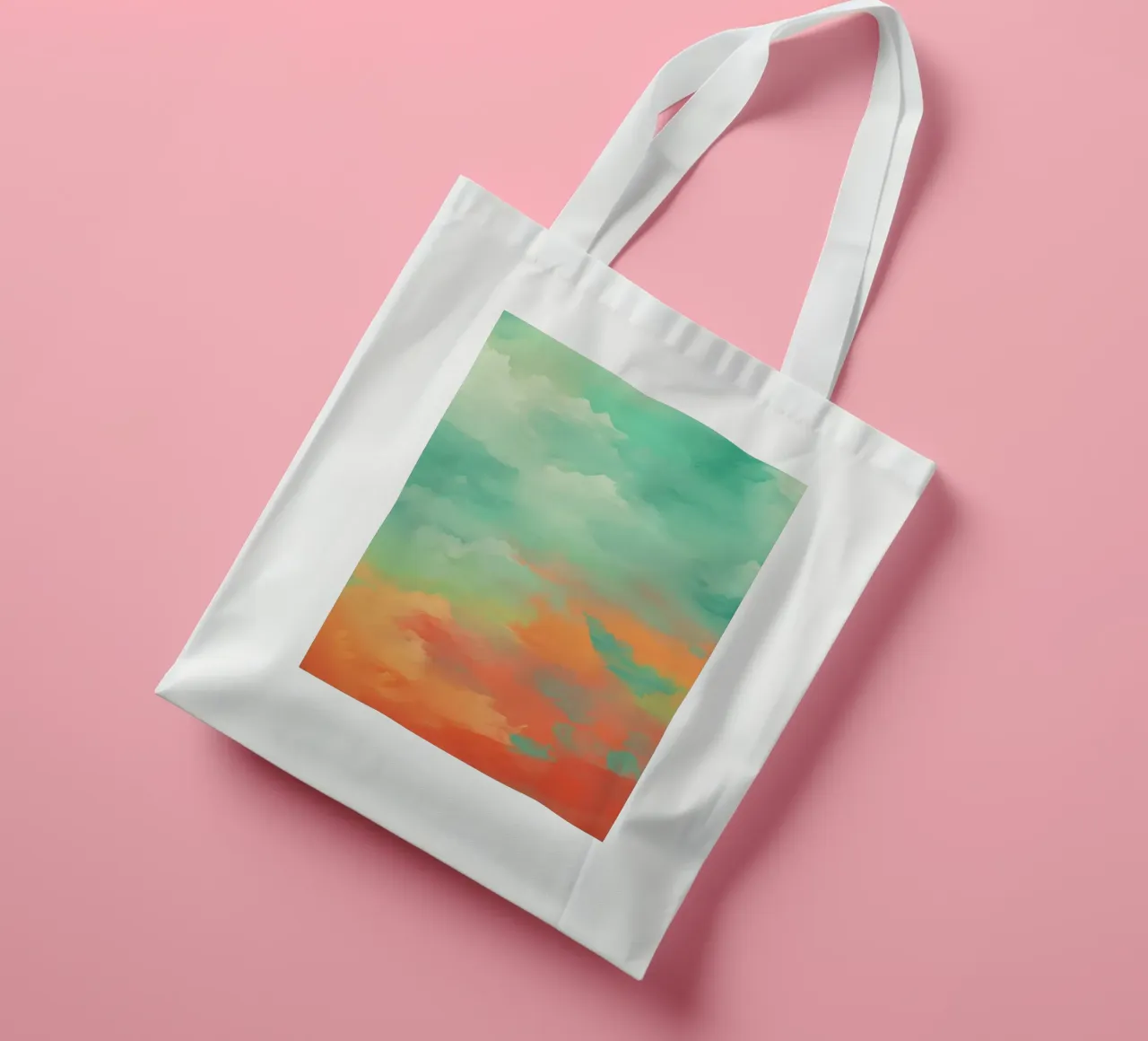 gradient cloudy tote bag by Fost