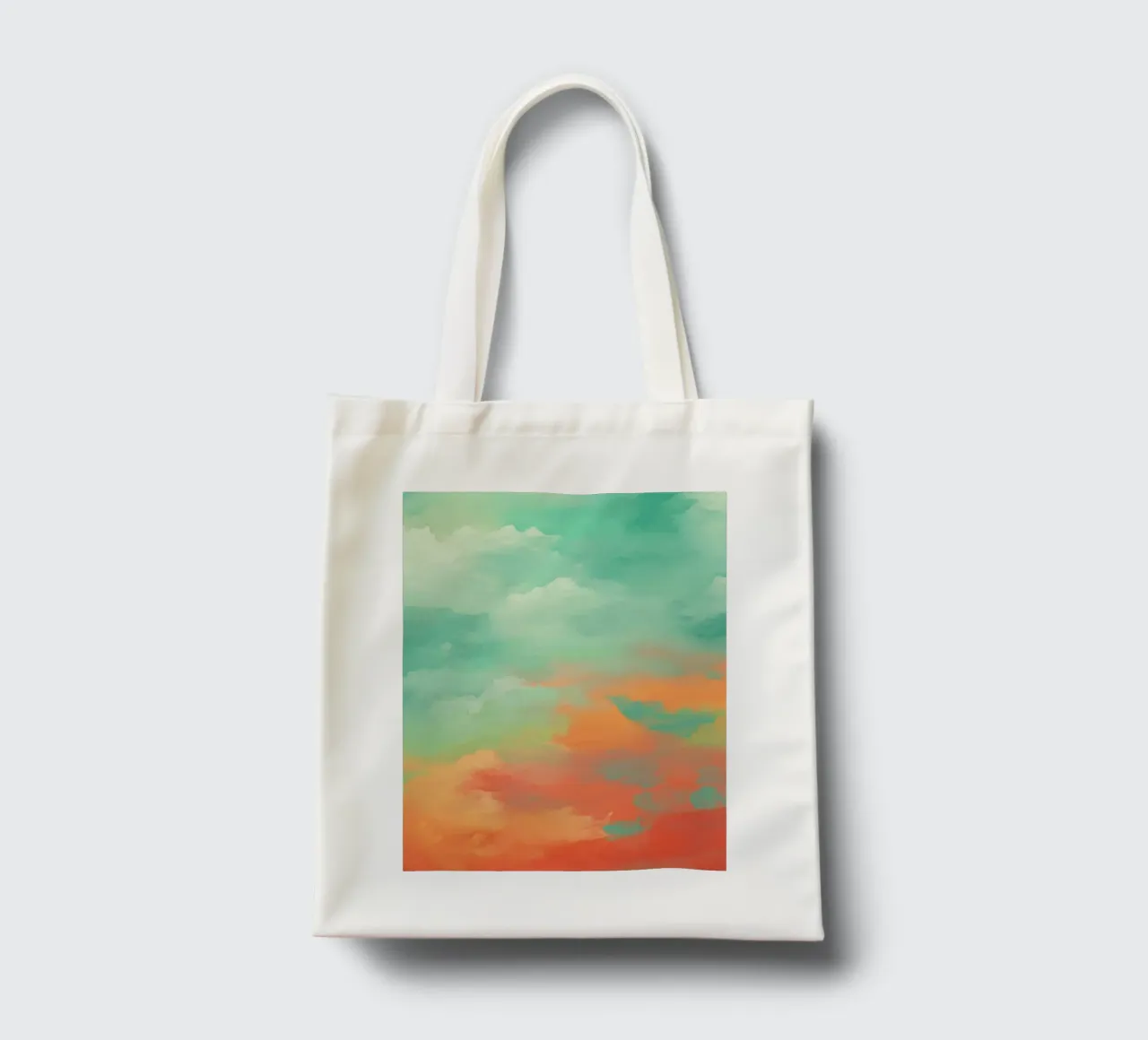 gradient cloudy tote bag by Fost