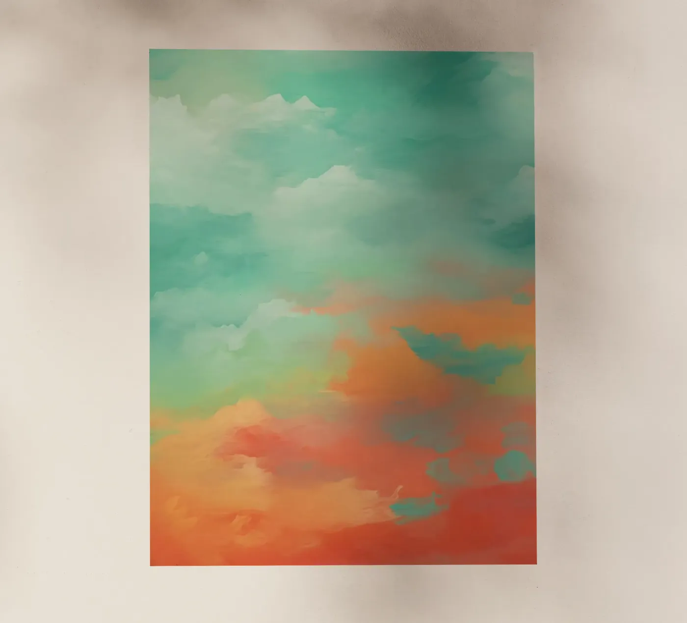 gradient cloudy backlit folie van Fost