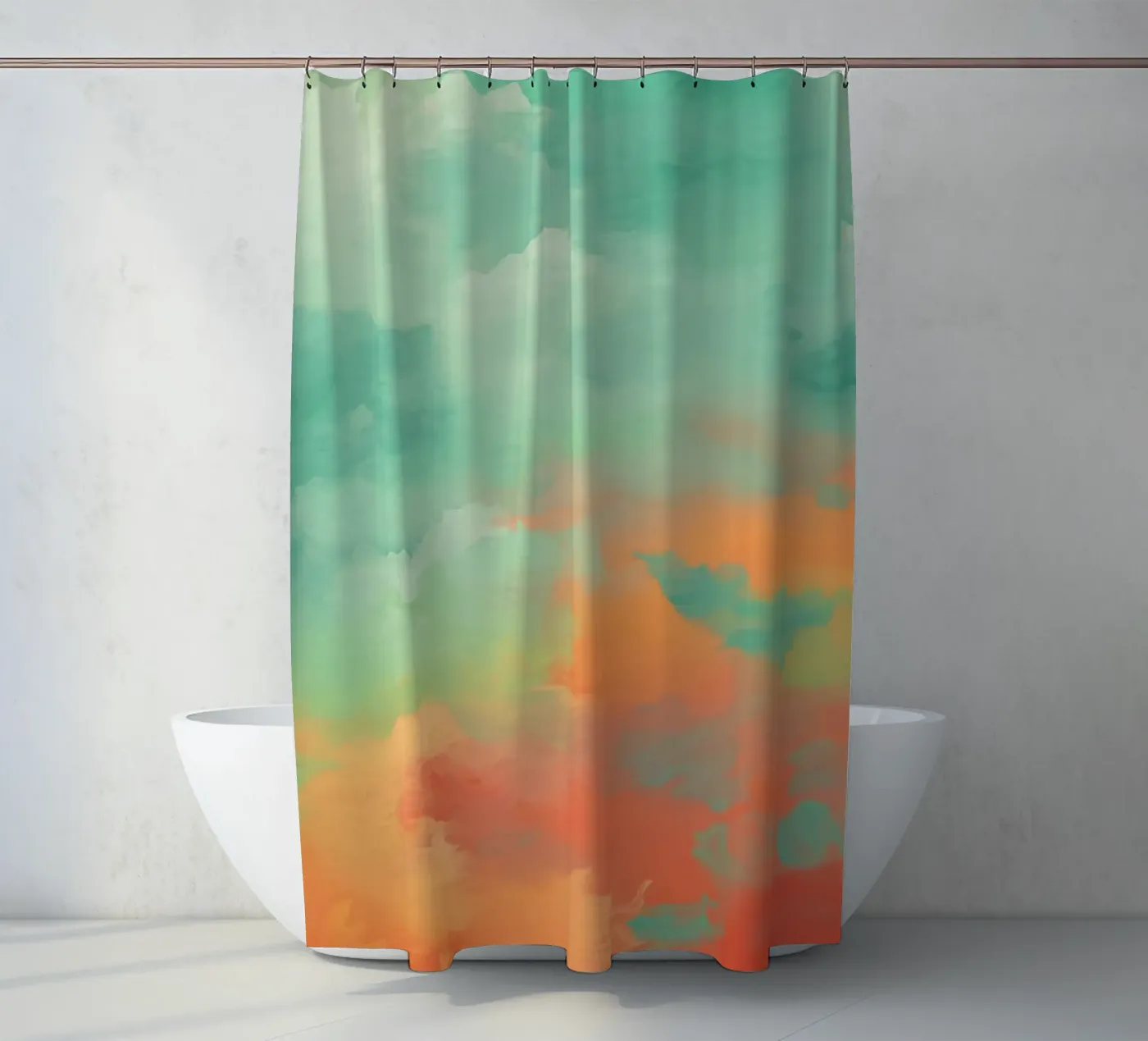 gradient cloudy Duschvorhang von Fost