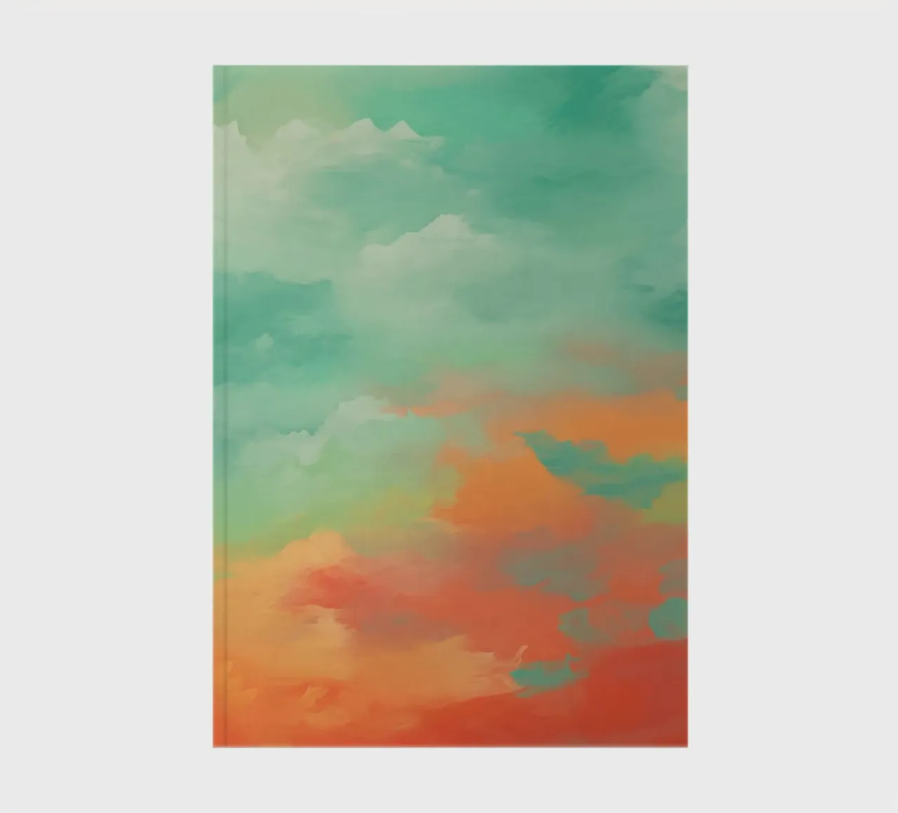 gradient cloudy notebook by Fost