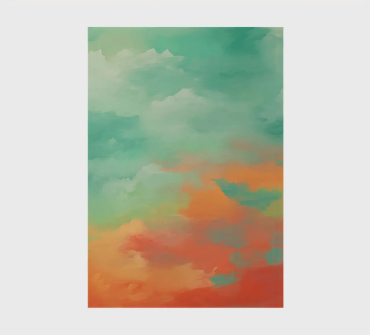 gradient cloudy notebook by Fost
