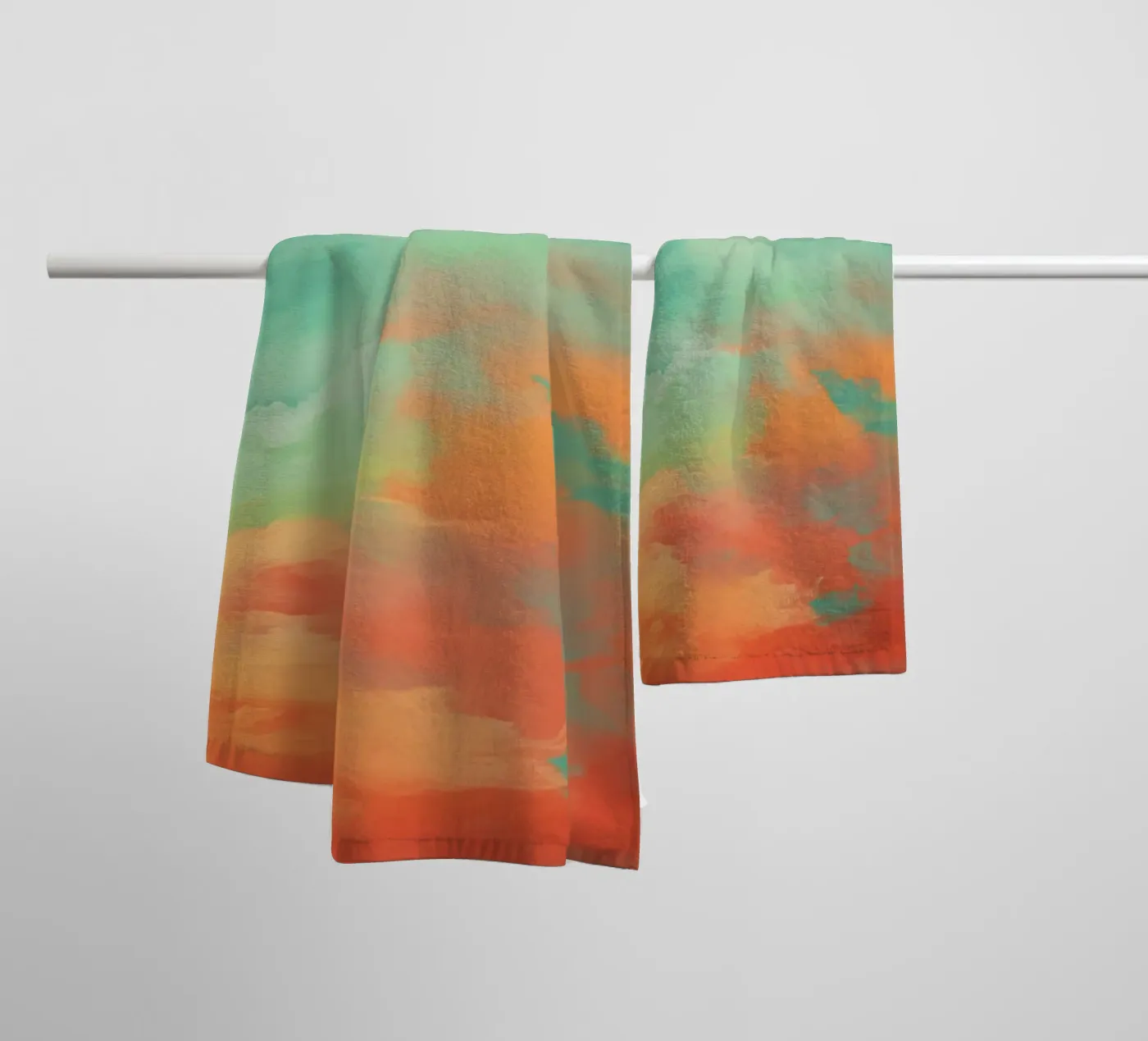 gradient cloudy towel by Fost