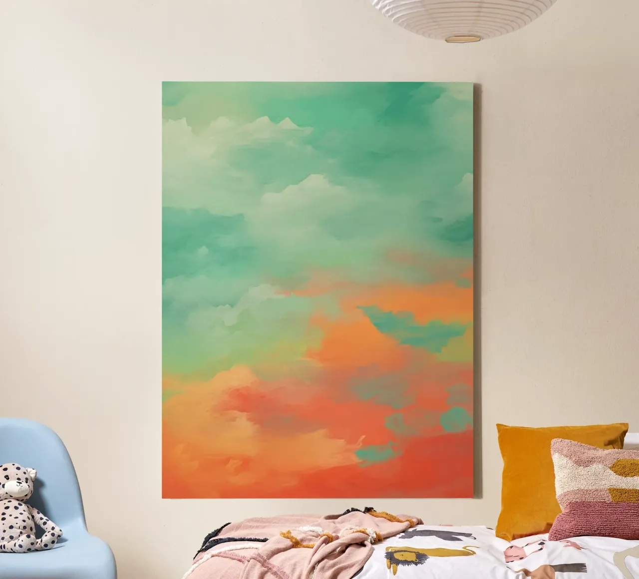 gradient cloudy tela da Fost