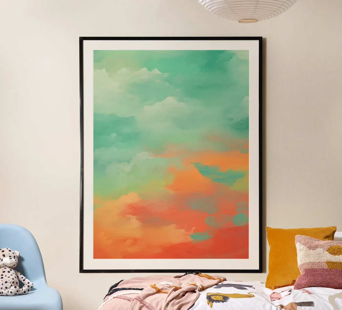 gradient cloudy poster da Fost