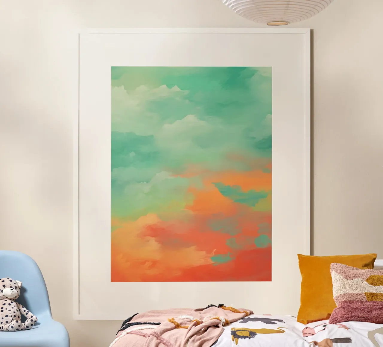 gradient cloudy poster da Fost