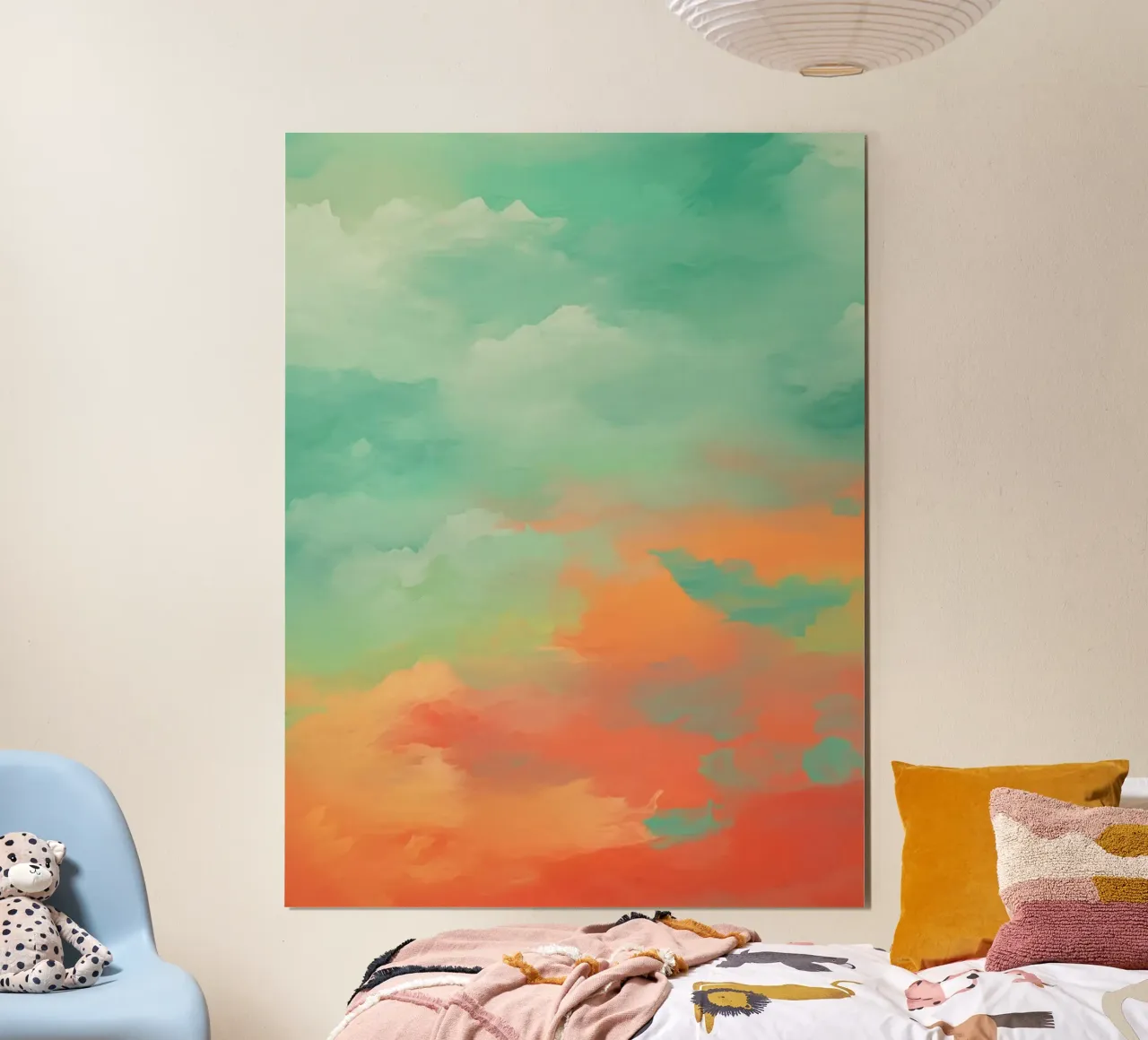gradient cloudy poster da Fost