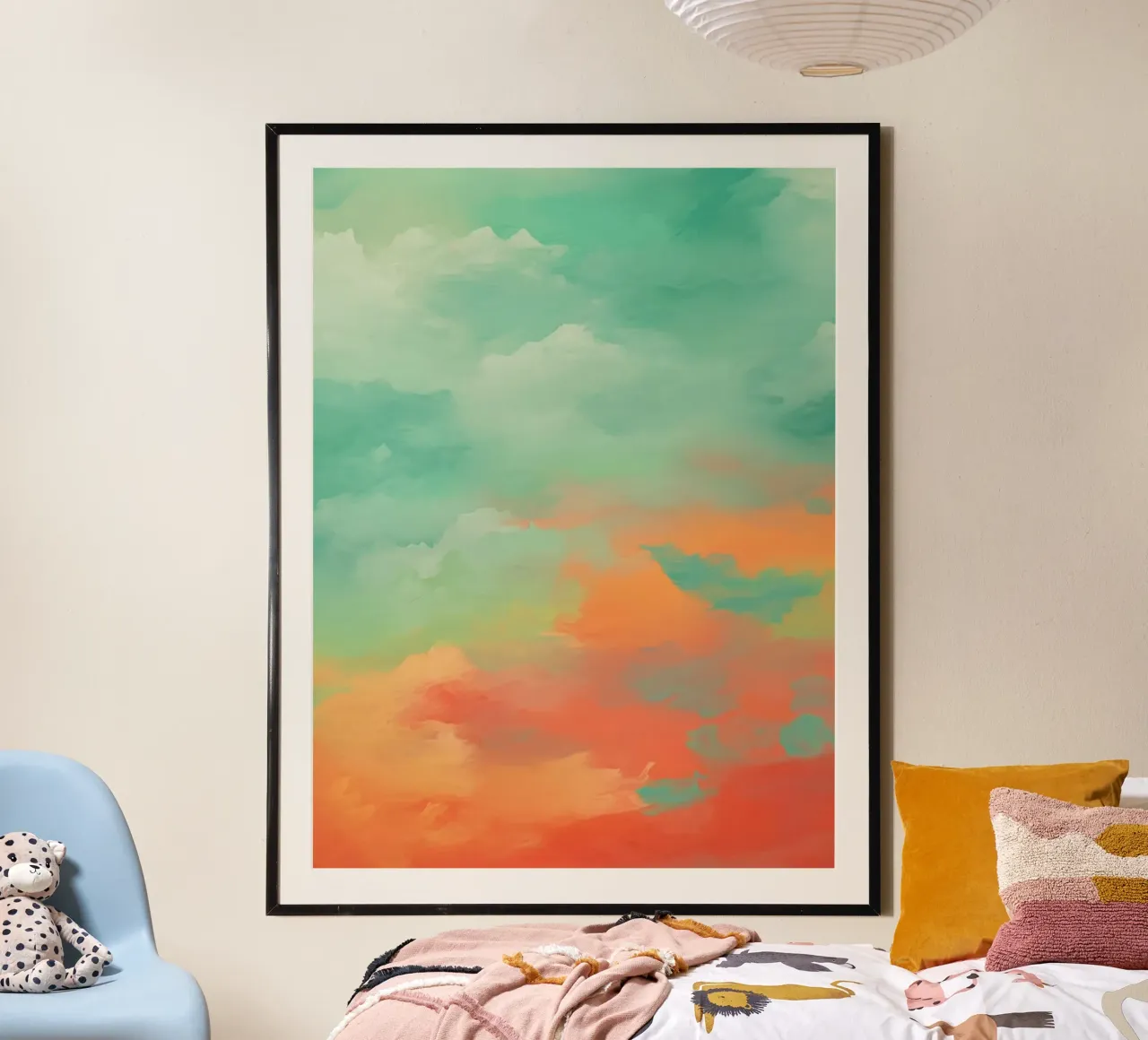 gradient cloudy poster da Fost