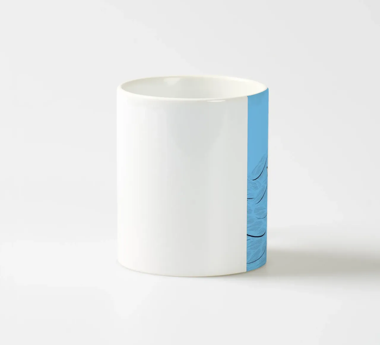 paper boat on waves tazza in ceramica da Fost