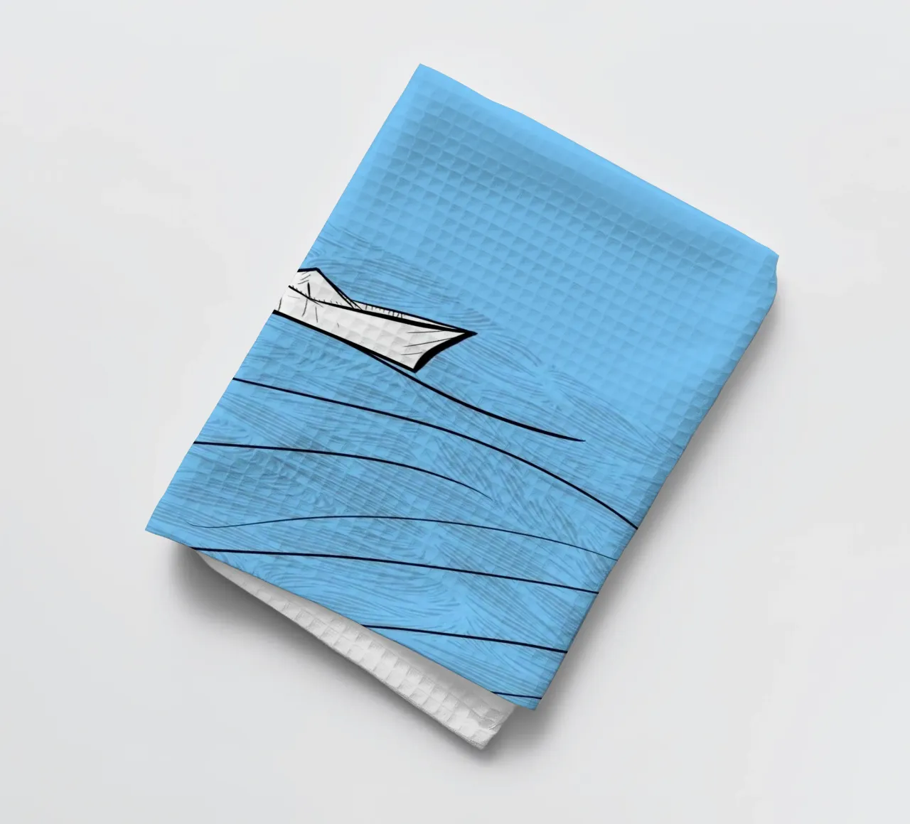 paper boat on waves canovaccio da cucina da Fost